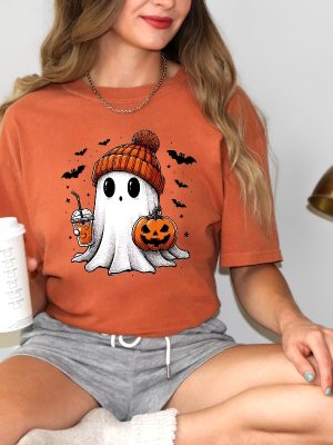 Halloween Ghost Shirt Cute Halloween Shirt Halloween Womens Shirt Spooky Season Shirt riracha 5