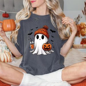 Halloween Ghost Shirt Cute Halloween Shirt Halloween Womens Shirt Spooky Season Shirt riracha 6