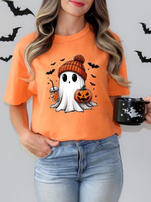 Halloween Ghost Shirt Cute Halloween Shirt Halloween Womens Shirt Spooky Season Shirt riracha 7