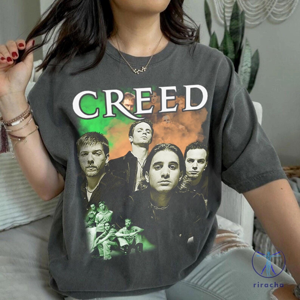 Creed Metal T Shirt Retro Creed Band Shirt Creed Band Fan Shirt Creed 2024 Tour Shirt