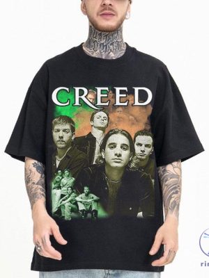 Creed Metal T Shirt Retro Creed Band Shirt Creed Band Fan Shirt Creed 2024 Tour Shirt riracha 2