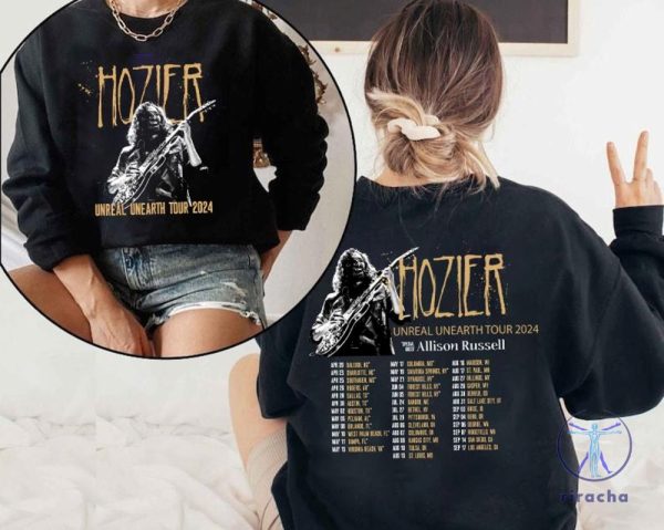 Hozier Unreal Unearth Shirt Hozier Tour 2024 Music Tour Shirt Hozier Tour Shirt riracha 1