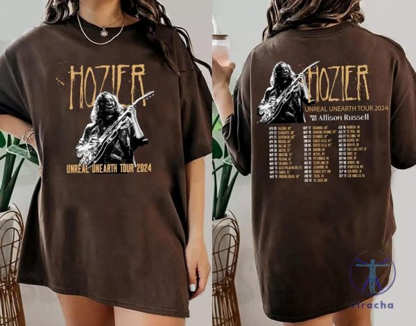 Hozier Unreal Unearth Shirt Hozier Tour 2024 Music Tour Shirt Hozier Tour Shirt riracha 2