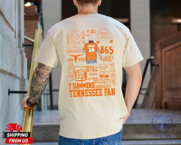 Morgan Wallen 7 Summer Tennessee Fan T Shirt Morgan Wallet Shirt Tennessee Vols Wallen Sweatshirt riracha 2