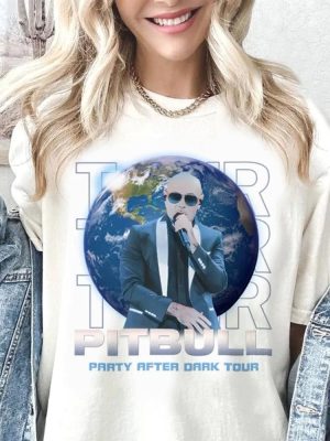 Pitbull 2024 Concert Shirt Pitbull Party After Dark Tour 2024 T Shirt Pitbull Tour 2024 riracha 2