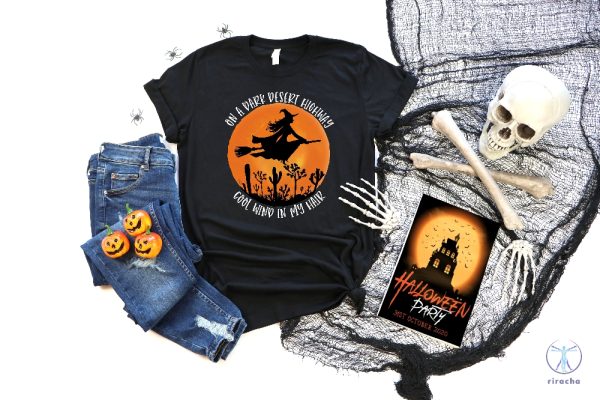 On A Dark Desert Highway Cool Wind In My Hair Halloween Shirt On A Dark Desert Highway Shirt riracha 2