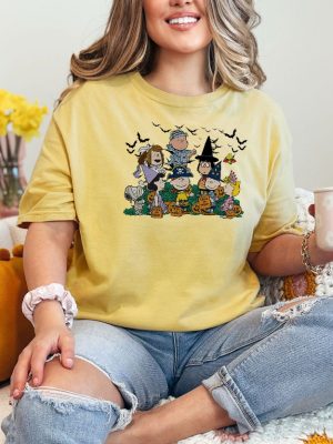 Halloween Peanuts Characters Trick Or Treat T Shirt Cute Halloween T Shirt Halloween T Shirt riracha 4