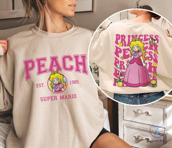 Princess Peach Shirt Super Mario Luigi Princess Peach Bowser Shirt Mario Bros Shirt Princess Peach Shirt riracha 2