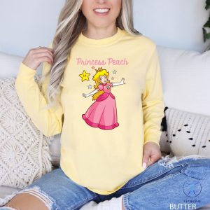 Princess Peach Shirt Super Mario Bros Shirt Mario Family Shirts Mario Princess Peach Shirt riracha 5