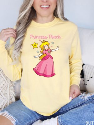 Princess Peach Shirt Super Mario Bros Shirt Mario Family Shirts Mario Princess Peach Shirt riracha 5