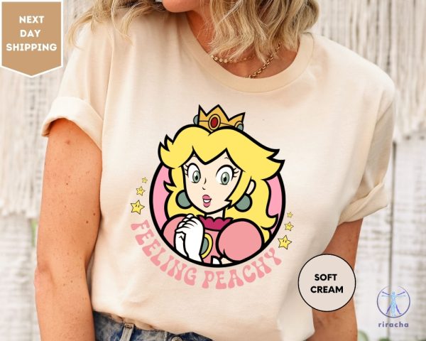 Princess Peach Shirt Princess Peach T Shirt Birthday Gift Shirt Disney Princess Shirt Birthday Girl Shirt riracha 1