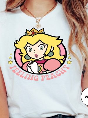 Princess Peach Shirt Princess Peach T Shirt Birthday Gift Shirt Disney Princess Shirt Birthday Girl Shirt riracha 2