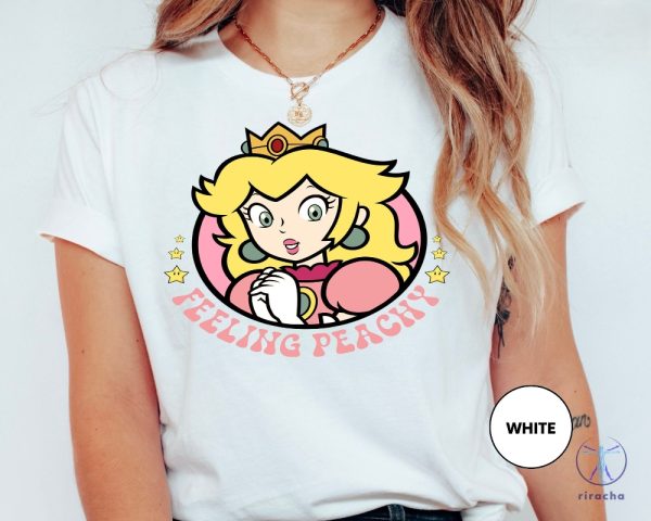 Princess Peach Shirt Princess Peach T Shirt Birthday Gift Shirt Disney Princess Shirt Birthday Girl Shirt riracha 2