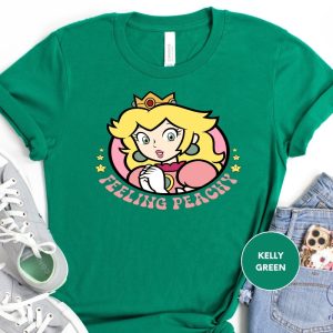 Princess Peach Shirt Princess Peach T Shirt Birthday Gift Shirt Disney Princess Shirt Birthday Girl Shirt riracha 3