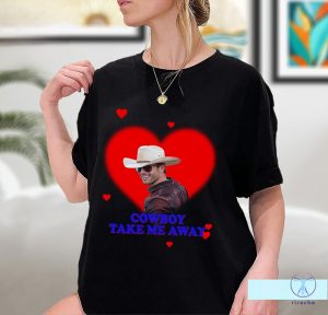 Cowboy Take Me Away Glen Powell Shirt If You Feel It Chase It Shirt Twisters 2024 Glen Powell Movies riracha 2