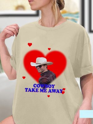 Cowboy Take Me Away Glen Powell Shirt If You Feel It Chase It Shirt Twisters 2024 Glen Powell Movies riracha 3