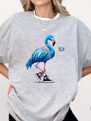 Blue Flamingo Kamala Harris Shirt Harris 2024 T Shirt Madam President T Shirt Blue Flamingo Harris 2024 Shirt riracha 3