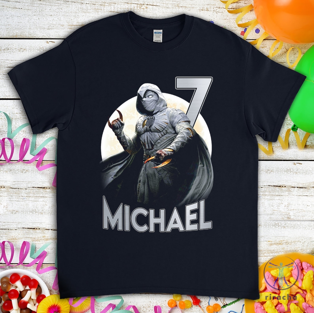 Moon Knight Superhero Birthday Shirt Comic Fan Kids Toddler Birthday T Shirt