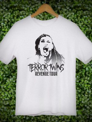 Rhea Ripley And Damien Priest Terror Twins Shirt Grunge Wwe Style Shirt Wrestling Streetwear T Shirt riracha 2