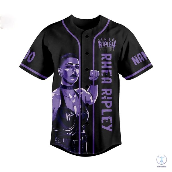 Custom Baseball Jersey Rhea Ripley Is My Mami Perfect For Fans Who Love Rhea Ripley riracha 2