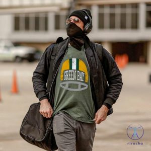 Green Bay Retro Helmet Shirt Green Bay Football Tshirt Vintage Style Green Bay Matt Lafleur Shirt riracha 2