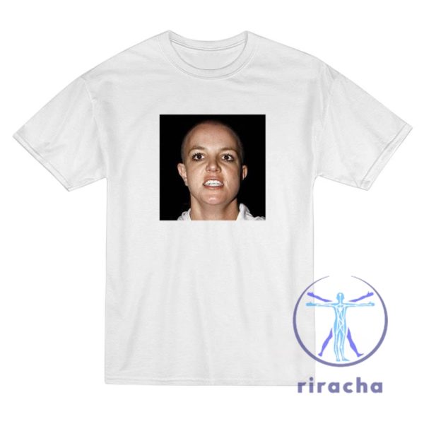 Bald Britney Spears T Shirt Bald Britney Spears Shirt riracha 2