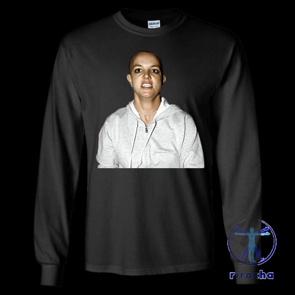 Britney Spears Shaved Head Sweatshirt Bald Britney Spears Shirt riracha 3