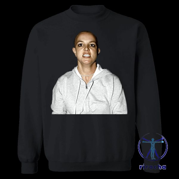 Britney Spears Shaved Head Sweatshirt Bald Britney Spears Shirt riracha 6