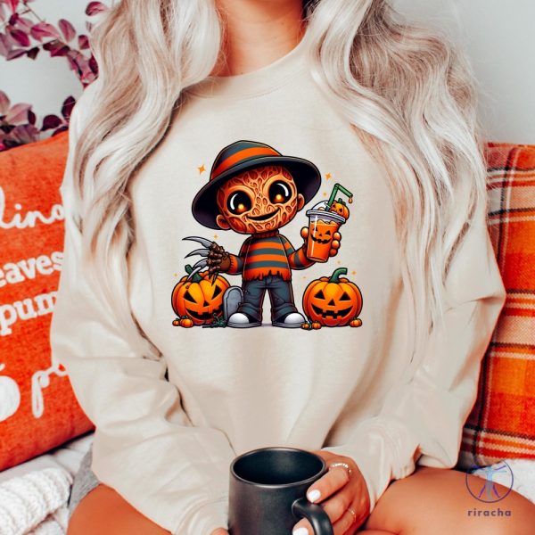 Freddy Krueger Sweatshirt Horror Characters Freddy Krueger Sweatshirt Halloween Horror Characters riracha 1