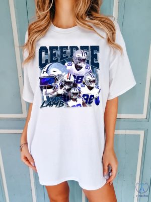 Vintage Ceedee Lamb Shirt Ceedee Lamb Bootleg Shirt Vintage Bootleg Sport Tee Retro American Football Bootleg Gift riracha 4