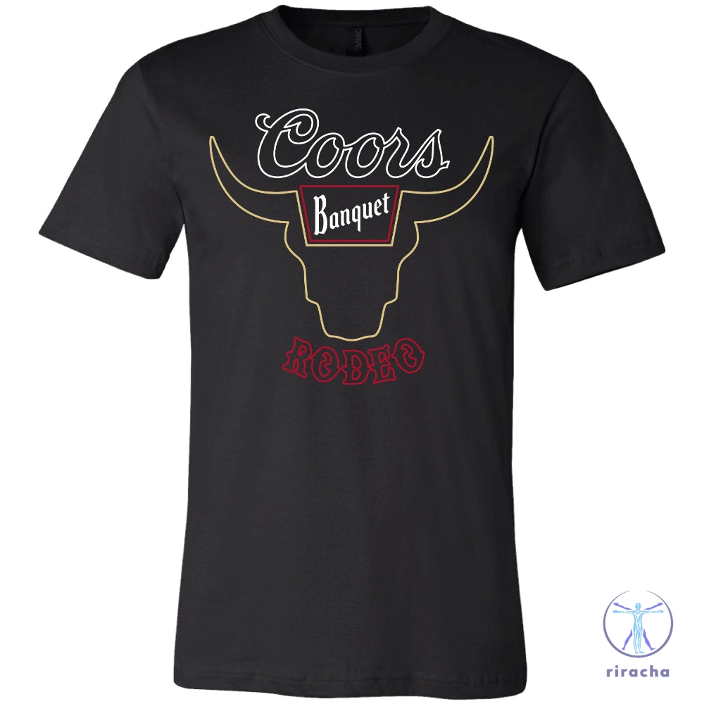 Coors Banquet Rodeo Neon T Shirt Coors Rodeo Shirt