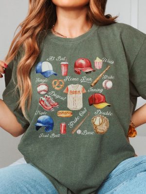 Baseball Shirt Funny Baseball Tee Baseball Mom T Shirt Baseball Game Outfits Mom Baseball Shirt riracha 3