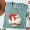 Baseball Mom Shirt Custom Mascot Bow Shirt Baseball Mom T Shirt Baseball Game Outfits Mom Baseball Shirt riracha 1