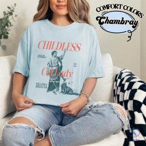 Childless Cat Lady Shirt Childless Cat Ladies Harris 2024 Feminist Cat Shirt Childless Cat Lady Shirt riracha 4