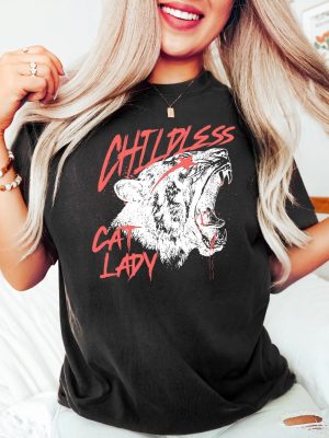 Childless Cat Ladies Shirt Childless Cat Lady Shirt Kamala Harris 2024 Shirt Childless Cat Lady Shirt riracha 3