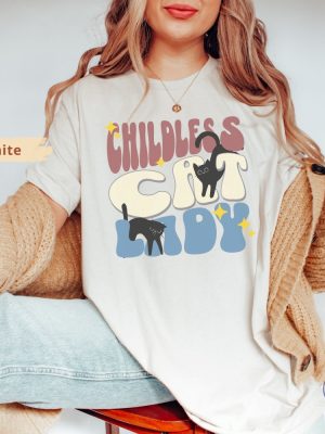 Childless Cat Lady Shirt For Election 2024 Vote For First Madam President T Shirt Childless Cat Lady Shirt riracha 2