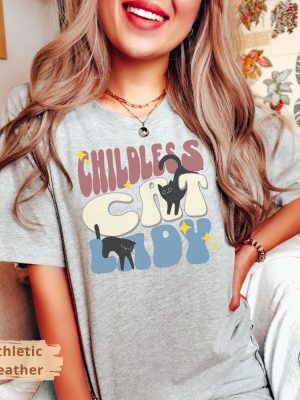 Childless Cat Lady Shirt For Election 2024 Vote For First Madam President T Shirt Childless Cat Lady Shirt riracha 4