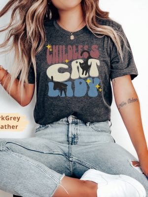 Childless Cat Lady Shirt For Election 2024 Vote For First Madam President T Shirt Childless Cat Lady Shirt riracha 6