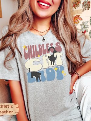 Childless Cat Lady Shirt For Election 2024 Vote For First Madam President T Shirt Childless Cat Lady Shirt riracha 4 1