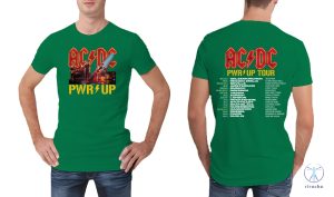 Acdc Band Ac Dc Pwr Up Tour Shirt Pwr Tour Dates T Shirt Ac Dc Shirt riracha 2