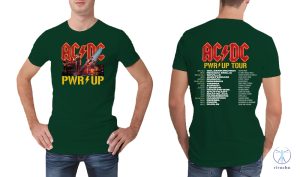 Acdc Band Ac Dc Pwr Up Tour Shirt Pwr Tour Dates T Shirt Ac Dc Shirt riracha 4