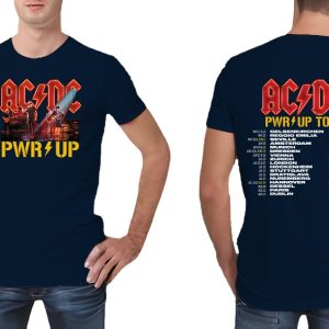 Acdc Band Ac Dc Pwr Up Tour Shirt Pwr Tour Dates T Shirt Ac Dc Shirt riracha 6