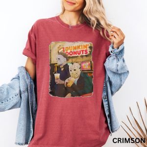 Jason Michael Dunkin Donuts Shirt Halloween Shirt Funny Halloween Tshirt Dunkin Donuts Shirt riracha 2