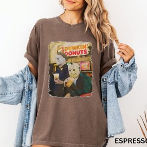 Jason Michael Dunkin Donuts Shirt Halloween Shirt Funny Halloween Tshirt Dunkin Donuts Shirt riracha 6