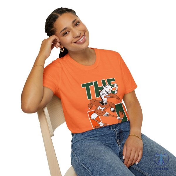 Miami The U Hurricanes Unisex Softstyle T Shirt Miami Hurricanes T Shirt riracha 1