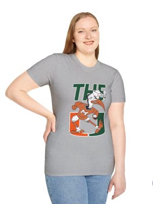 Miami The U Hurricanes Unisex Softstyle T Shirt Miami Hurricanes T Shirt riracha 3