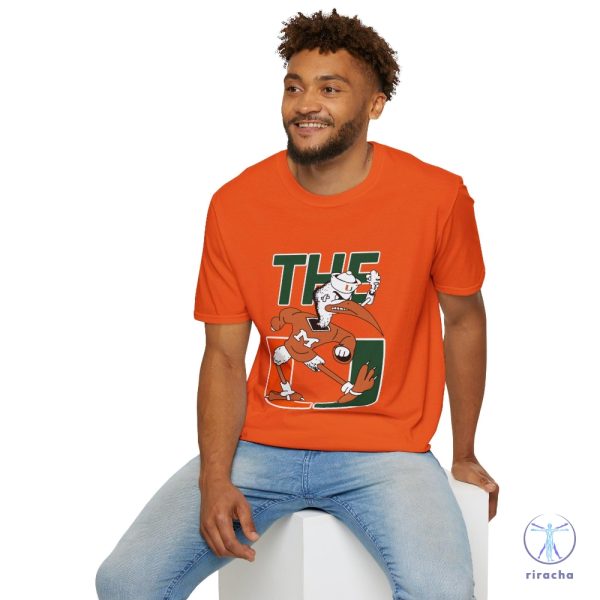 Miami The U Hurricanes Unisex Softstyle T Shirt Miami Hurricanes T Shirt riracha 4