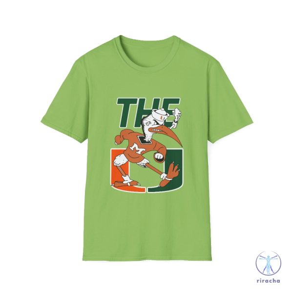 Miami The U Hurricanes Unisex Softstyle T Shirt Miami Hurricanes T Shirt riracha 5