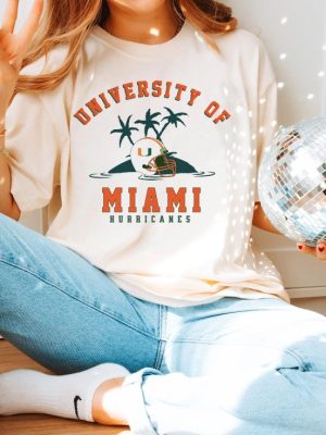 University Of Miami Shirt University Of Miami T Shirt University Of Miami Tshirt Miami Hurricanes T Shirt riracha 1