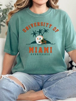 University Of Miami Shirt University Of Miami T Shirt University Of Miami Tshirt Miami Hurricanes T Shirt riracha 3